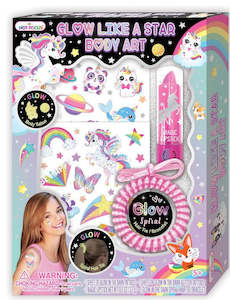Childs Gift: Glow Like A Star Body Art Glow In The Dark