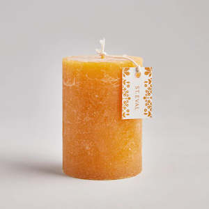 St Eval Folk 3"x4" Scented Pillar | Amber