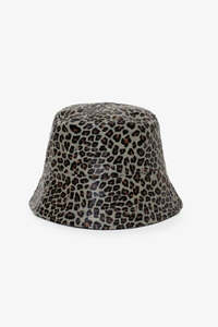 Accessories: Antler Bucket Hat | Khaki Leopard