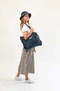 Accessories: Lollys Laundry Juniper Shopper Bag | Denim