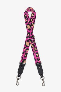 Bags: Antler Bag Strap | Narrow Leopard Pink