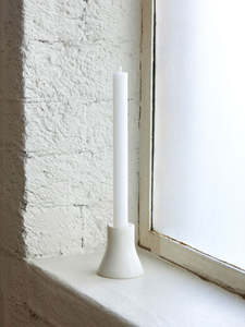 Candles: Citta Dining Candle Set Of 4 | White