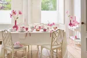 Candles: Crave Glass Candle Holder Pink Swirl | 28cm