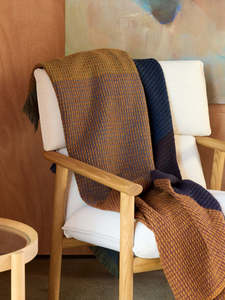 Citta Waffle Wool Blanket | Multi