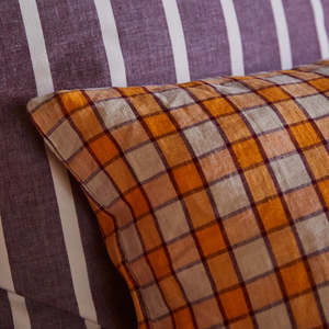 Sage X Clare Marquis Linen Euro Pillowcase Set | Kent