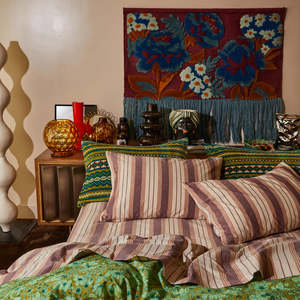 Sage X Clare: Sage X Clare Brigitte Cotton Pillowcase Set | Mahogany