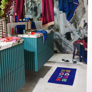 Sage X Clare: Sage x Clare Nudie Rudie Bath Mat Mini | Lapis