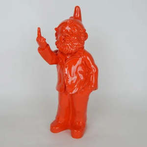 Voodoo Pop Gnome One Finger Salute | Orange
