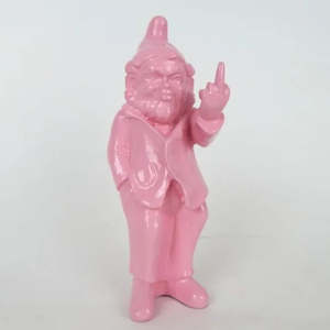 Voodoo Imports: Mini Pop Gnome With Finger | Pale Sherbet