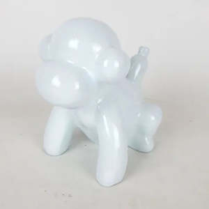 Resin Balloon Monkey | White