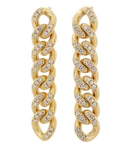 Race Week: Edblad Sonata Pave Earrings Gold