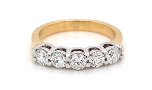 5 Stone Ring 1.00ct TDW