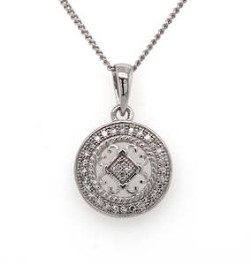 Diamond Circle Pendant