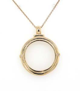 Diamond Pendants: Round Full Sovereign Pendant Mount