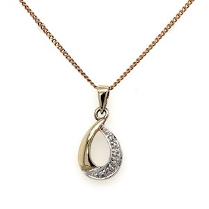 Open Pear Shaped Pendant