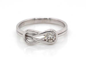Diamond Rings: Diamond Knot Ring