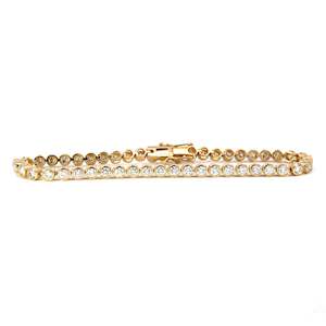 Rub-Over Tennis bracelet 3.3ct TDW