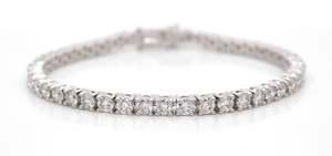 Tennis bracelet 7.4ct TDW