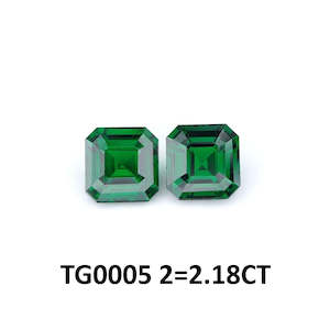 Green Tsavorite Garnet Octagonal Step-Cut 2.18ct