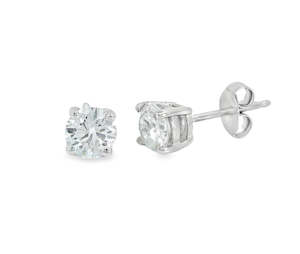 Lab Grown Diamond Studs 1ct TW