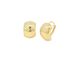 Wide Half Hoop Earrings