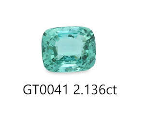 Green Tourmaline Cushion Cut 2.136ct