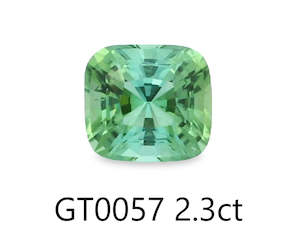Green Tourmaline Cushion Cut 2.3ct