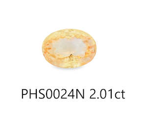 New Arrivals: Peach Sapphire Oval 2.01ct