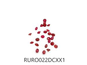 Gemstones: Ruby Round 2.25mm