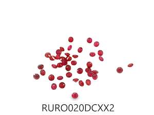 Ruby Round 2mm