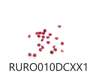 Gemstones: Ruby Round 1mm