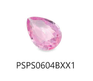 Pink Sapphire Pear Shape 6x4mm