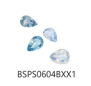 Gemstones: Blue Sapphire Pear Shape 6x4mm