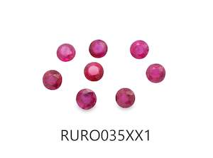 Gemstones: Ruby Round 3.5mm