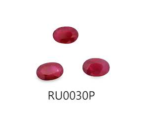 Gemstones: Ruby Oval 6x4mm