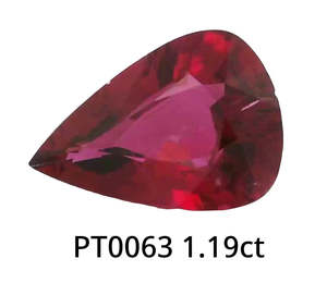 New Arrivals: Rubellite Tourmaline Pear 1.19ct