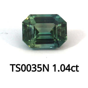 Teal Sapphire Octagon 1.04ct