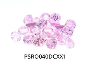 Gemstones: Pink Sapphire Round 4mm