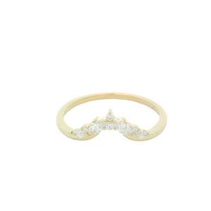 All: Fitted Band Marquise & Round Diamond Ring