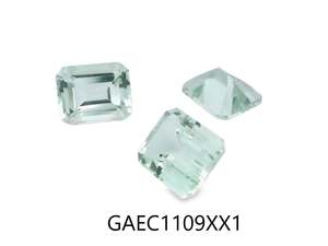 New Jewellery: Green Amethyst Emerald Cut 11x9mm