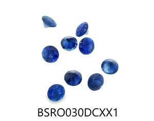 Gemstones: Blue Sapphire Round 3mm