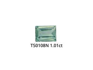 Teal Sapphire Rectangle Step Cut 1.01ct