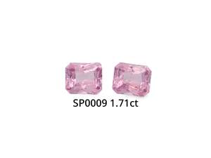 New Gemstones: Pink Spinel Radiant Pair 1.71ct