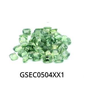 New Jewellery: Green Sapphire Octagon 5x4mm