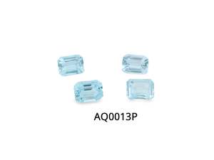 New Jewellery: Aquamarine Emerald Cut 8x6mm