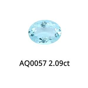 Gemstones: Aquamarine Oval 2.29ct
