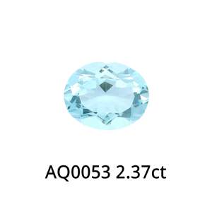 New Gemstones: Aquamarine Oval 2.37ct