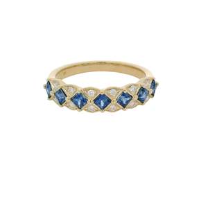 Sapphire & Diamond Dress Ring