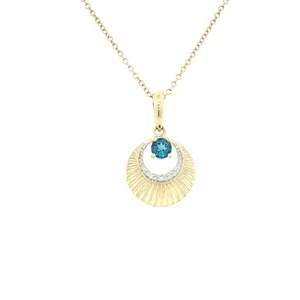Crescent Fan Pendant