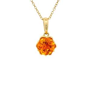 Hexagon Frame Pendant